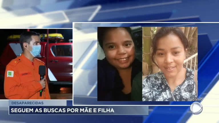 Vídeo: Seguem buscas por mãe e filha desaparecidas em Sol Nascente