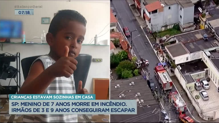 Vídeo: Menino de 7 anos morre durante incêndio em casa na zona leste de SP