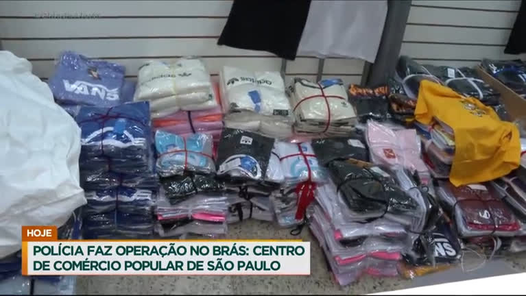 Vídeo: Operação no centro de SP apreende mais de 5 toneladas de produtos falsificados