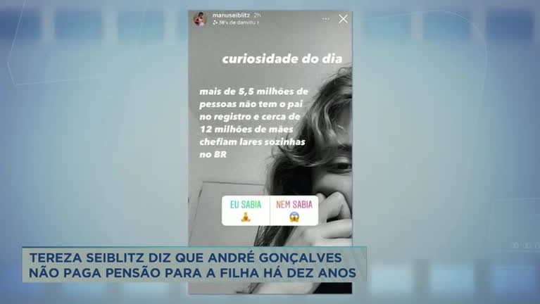 Vídeo: A Hora da Venenosa: atriz Tereza Seiblitz fala sobre dívida de André Gonçalves