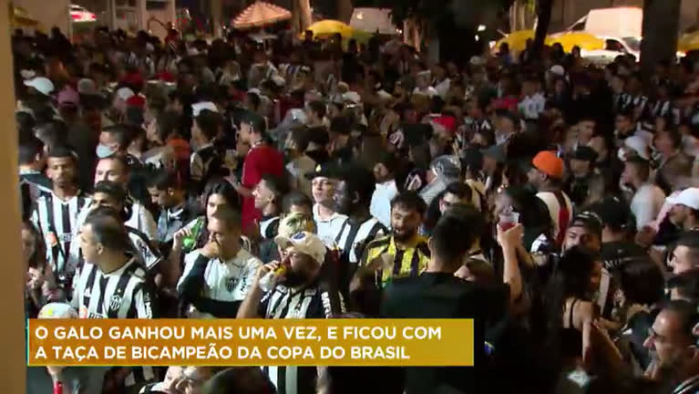 Vídeo: Torcida do Atlético comemora título da Copa do Brasil em BH