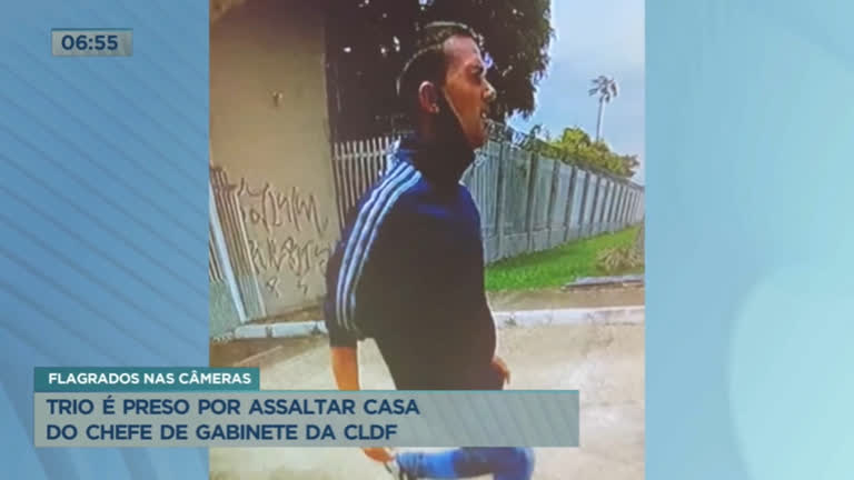 Vídeo: Polícia prende homem que roubou casa de chefe de gabinete da CLDF