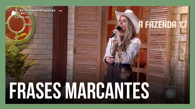 Vídeo: Memoráveis! Relembre os discursos mais marcantes de Adriane Galisteu em A Fazenda 13