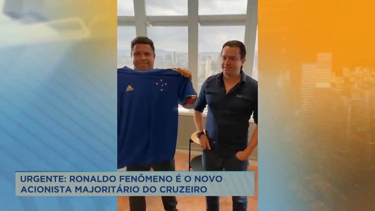 Vídeo: Ronaldo Fenômeno é o novo acionista majoritário do Cruzeiro