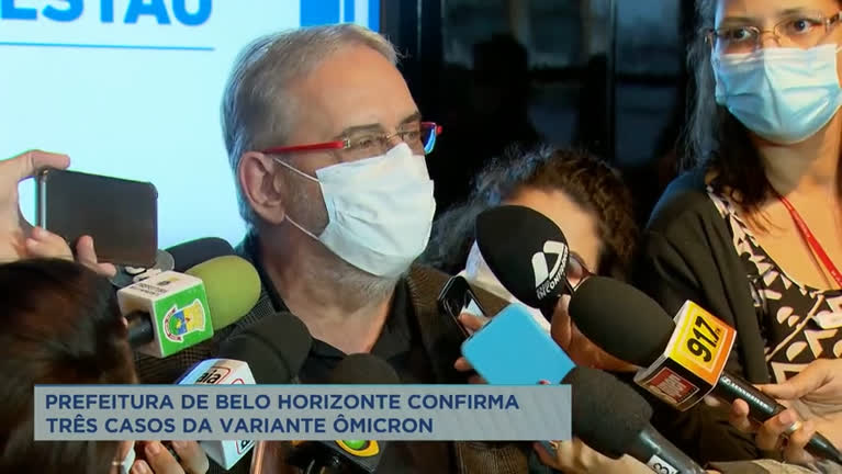 Vídeo: Prefeitura de BH confirma três casos da variante Ômicron