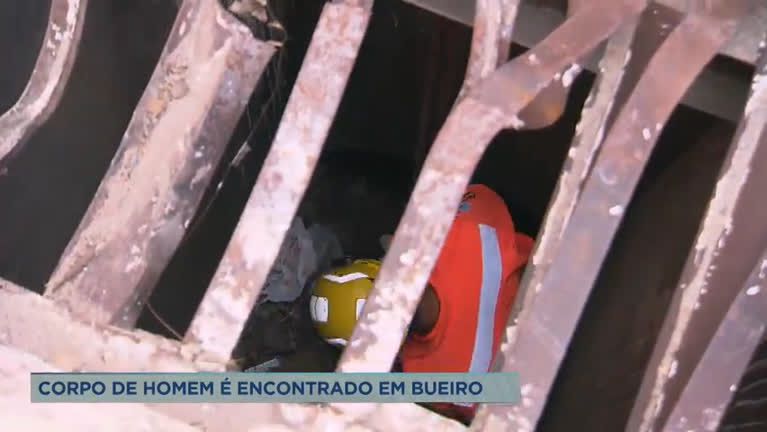 Vídeo: Homem é encontrado morto dentro de bueiro, em Belo Horizonte