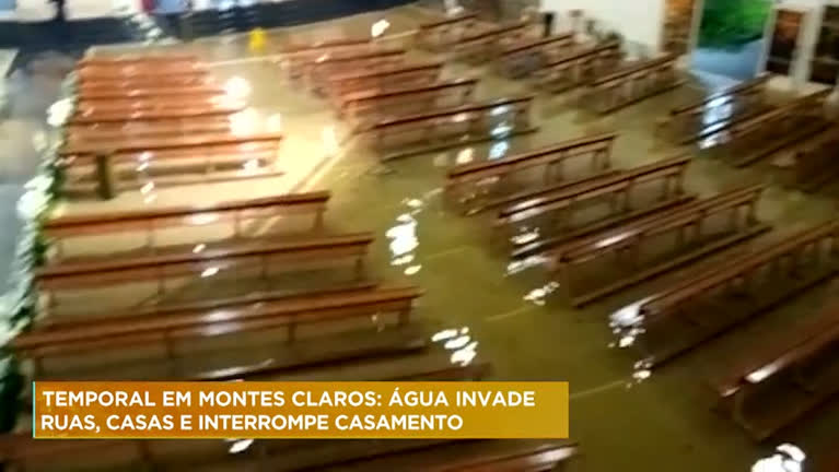 Vídeo: Chuva forte causa morte e estragos em Montes Claros (MG)