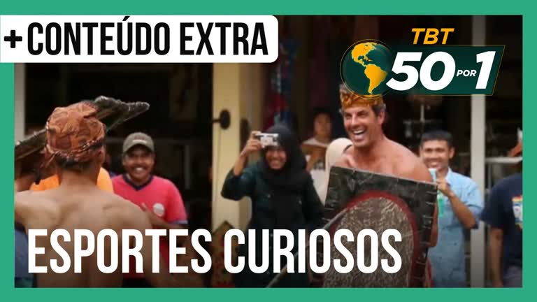 Vídeo: TBT 50 por 1 | Álvaro Garnero mostra os esportes mais diferentes que já conheceu no mundo