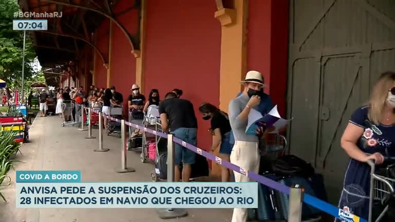 Vídeo: Anvisa classifica temporada de cruzeiros no Brasil como risco à saúde pública