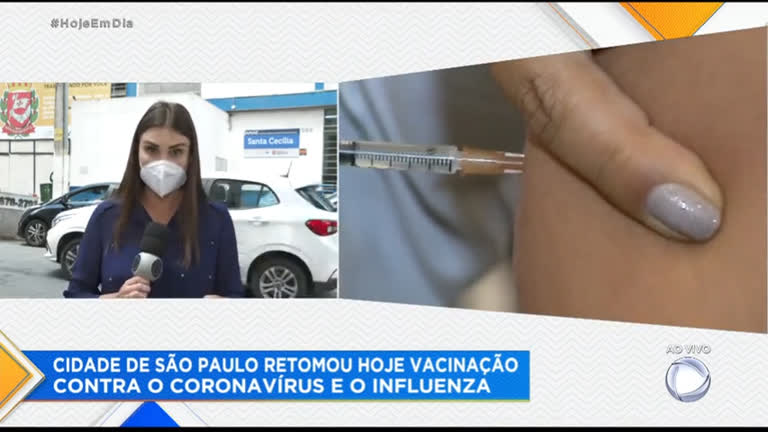 Vídeo: São Paulo retoma vacinação contra covid-19 e influenza