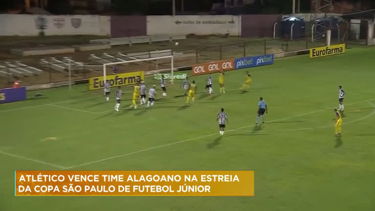 Vídeo: Atlético vence na estreia da Copa São Paulo de Futebol Júnior