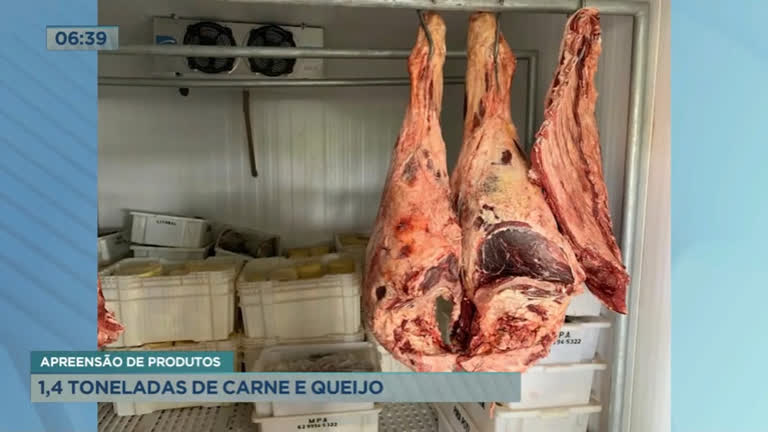 Vídeo: GDF apreendeu 1,4 tonelada de carnes e queijos sem procedência