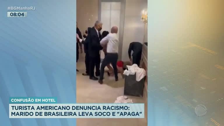Vídeo: Turista americano denuncia racismo em briga em hotel no Rio