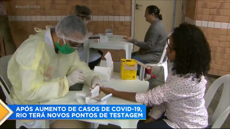 Vídeo: Com aumento de casos de covid-19, Rio terá novos pontos de testagem