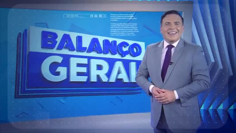Vídeo: Reinaldo Gottino te espera diariamente no Balanço Geral