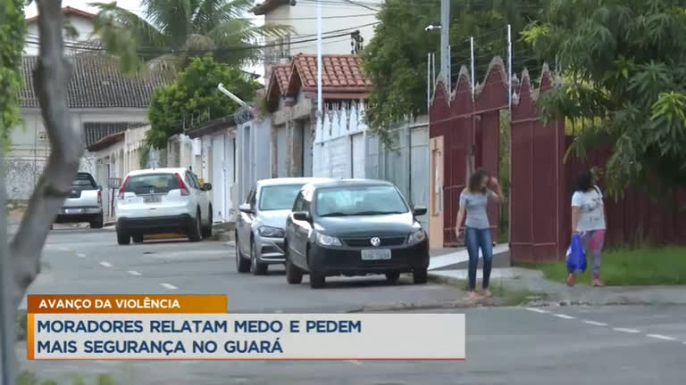 Vídeo: Com avanço da violência, moradores pedem mais segurança no Guará