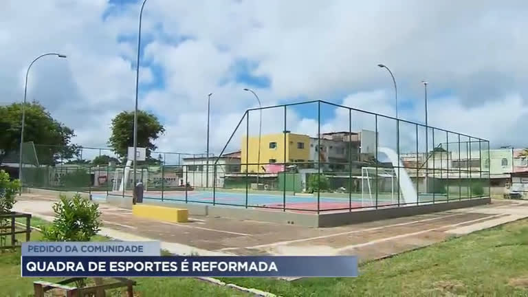 Vídeo: Após pedido da comunidade, quadra de esportes na Ceilândia é reformada