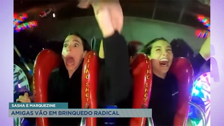Vídeo: Vídeo de Bruna Marquezine e Sasha em brinquedo radical viraliza