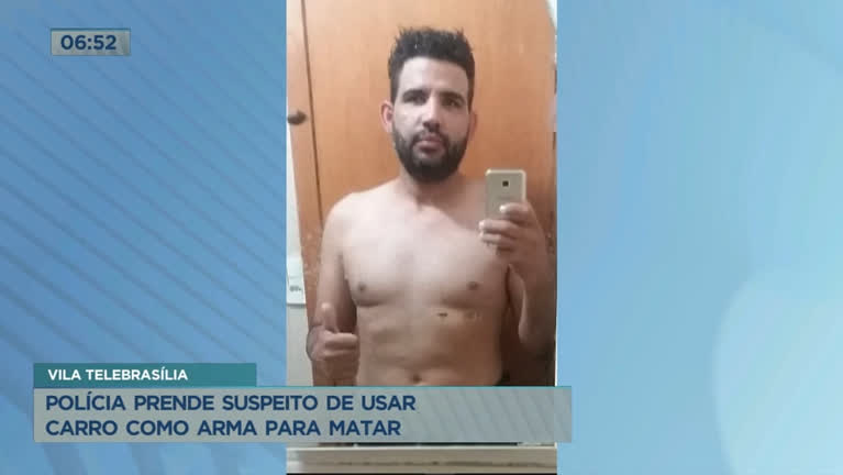 Vídeo: Polícia procura por homem suspeito de atropelar e matar um homem na Vila Telebrasília