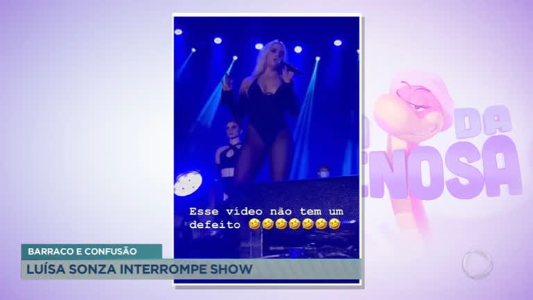 Vídeo: Luísa Sonza interrompe show após briga entre público