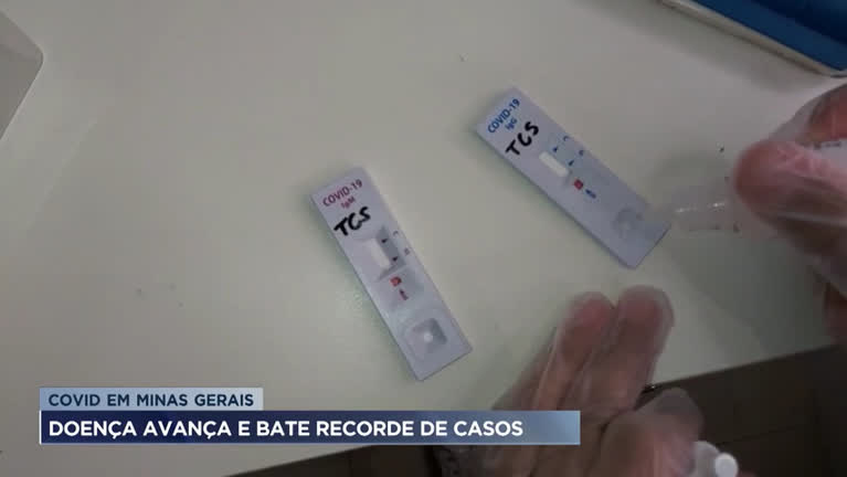 Vídeo: Minas bate recorde de casos e testes positivos aumentam em BH