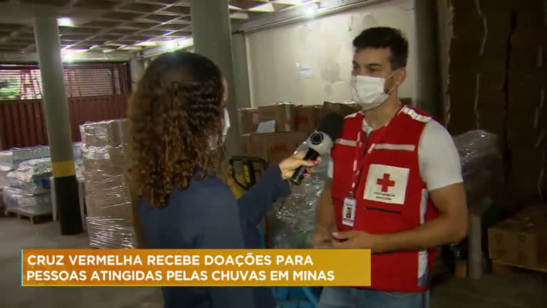 Vídeo: Cruz Vermelha recebe doações para atingidos pelas chuvas no Estado