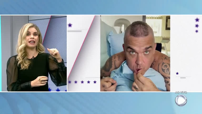 Vídeo: Robbie Williams fala sobre frustração com tratamentos contra calvície