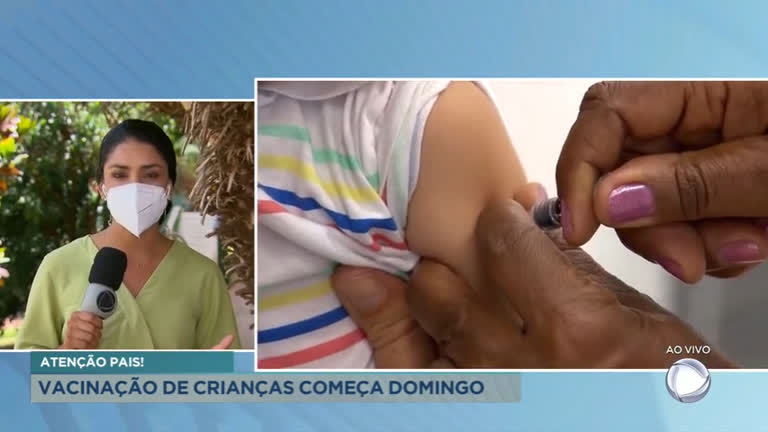 Vídeo: Vacinação contra Covid-19 para crianças começa no domingo (16)