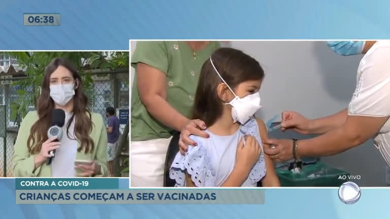 Vídeo: Covid-19: 3,6 mil crianças são imunizadas no primeiro dia de vacinação