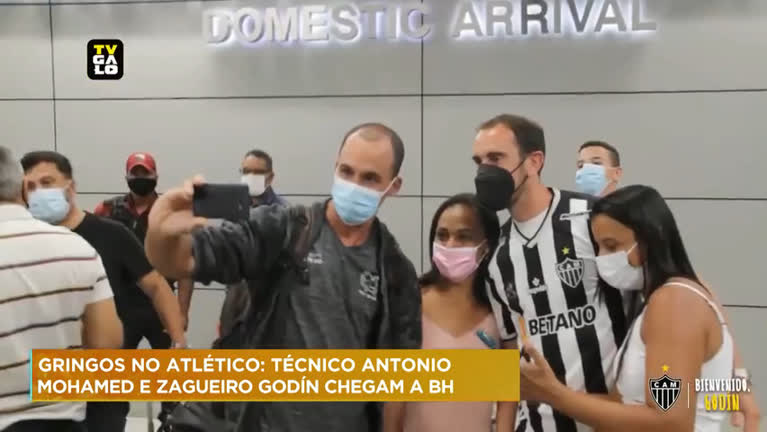 Vídeo: Reforços internacionais do Atlético chegam a Belo Horizonte