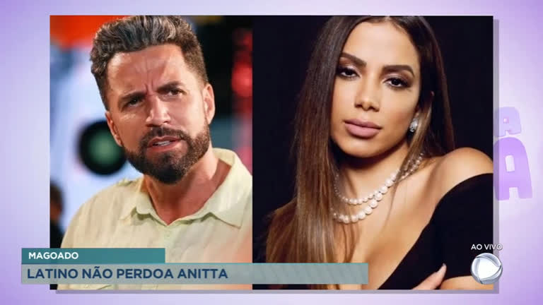 Vídeo: Magoado, Latino diz que teve vontade de bater em Anitta