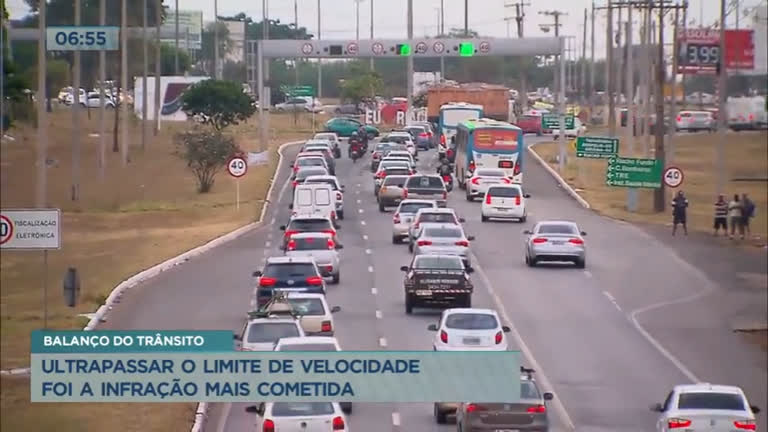 Vídeo: Ultrapassar limite de velocidade foi a infração mais cometida pelos brasilienses em 2021