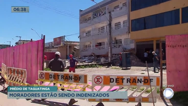 Vídeo: Dono do prédio que desabou em Taguatinga (DF) diz que não há valor fixo para indenização aos moradores