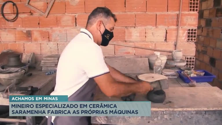 Vídeo: Achamos em Minas: artista domina a técnica da Cerâmica Saramenha