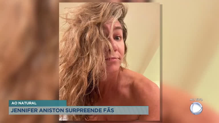 Vídeo: Jennifer Aninston surpreende fãs ao mostrar cabelo natural
