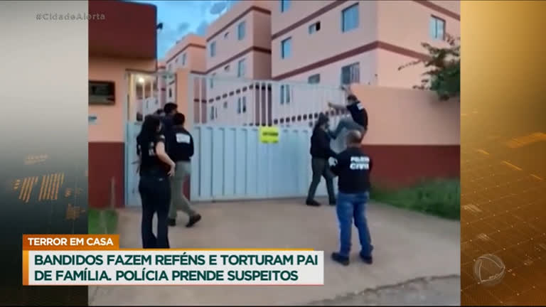 Vídeo: No interior de Goiás, organização criminosa prende e faz uma família inteira refém