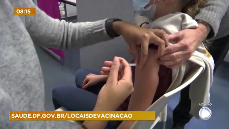 Vídeo: Vacinação de crianças de 8 a 10 anos começa nesta quarta (19) no DF
