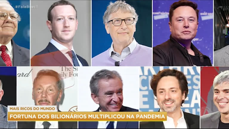 Vídeo: Os 10 homens mais ricos do mundo dobraram fortuna na pandemia