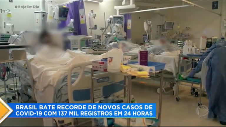 Vídeo: Brasil bate novo recorde diário de casos de covid-19