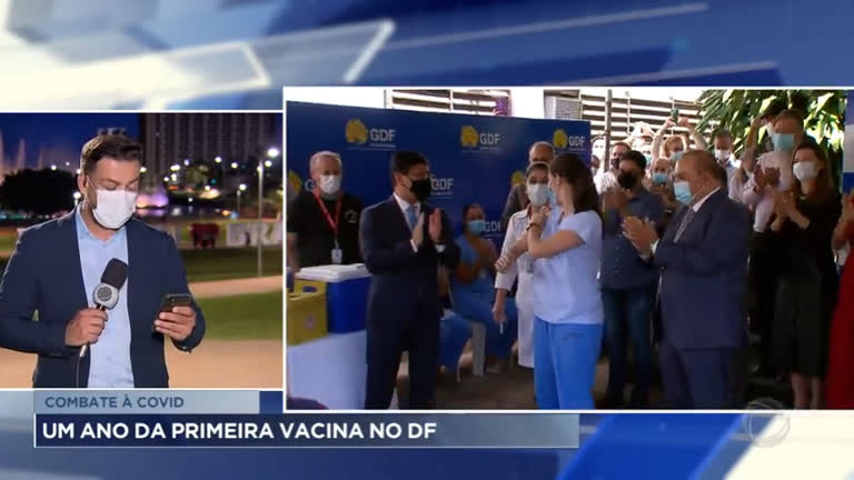 Vídeo: DF completa um ano da primeira vacina contra Covid-19