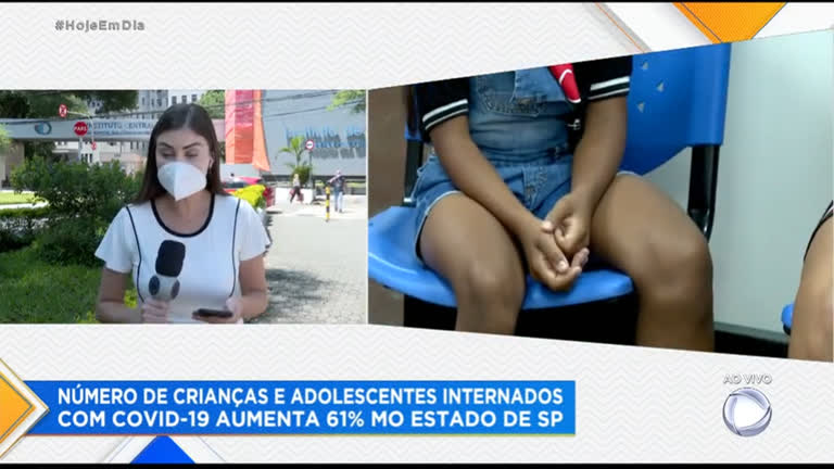 Vídeo: SP tem aumento de 61% na internação de jovens e crianças por covid-19