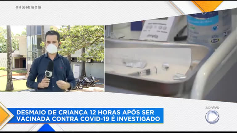 Vídeo: Menina desmaia após tomar vacina em Lençóis Paulista (SP)