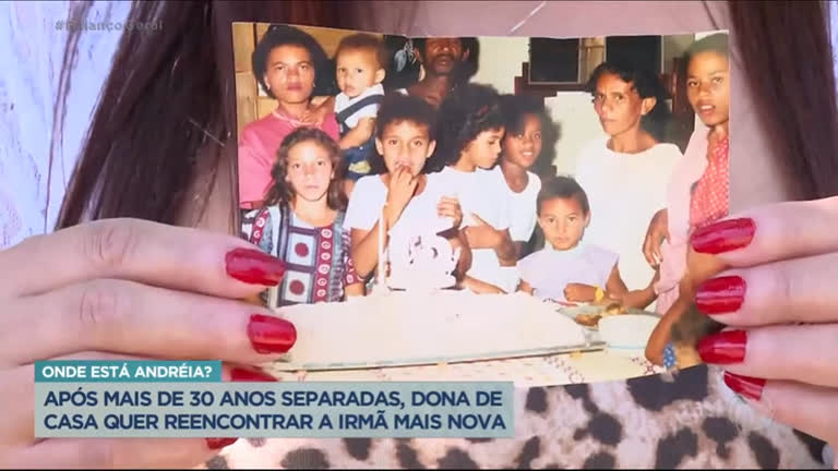 Vídeo: Dona de casa quer reencontrar a irmã mais nova após mais de 30 anos separadas