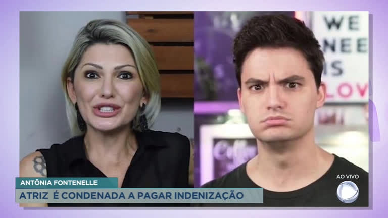 Vídeo: Antônia Fontenelle pagará indenização de R$ 40 mil para Felipe Neto