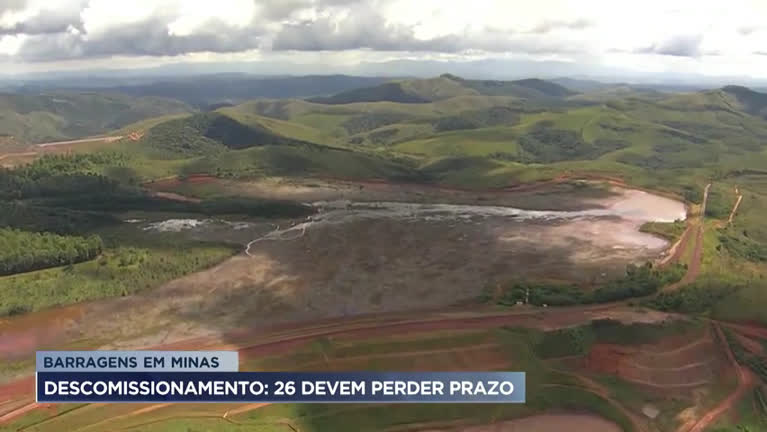Vídeo: Ao menos 26 barragens de MG devem descumprir prazo para desmonte