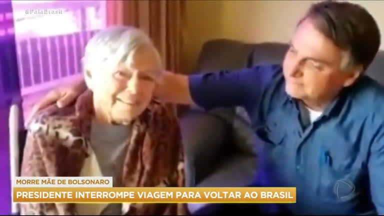 Vídeo: Mãe de Bolsonaro morre aos 94 anos