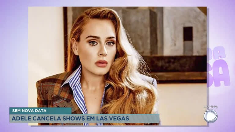 Vídeo: Sem nova data, Adele cancela shows em Las Vegas