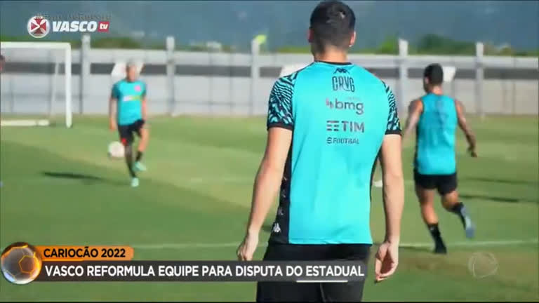 Vídeo: Vasco entra no Cariocão com equipe reformulada