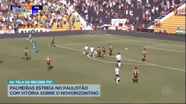 Vídeo: Palmeiras vence Novorizontino na abertura do Paulistão; veja os gols