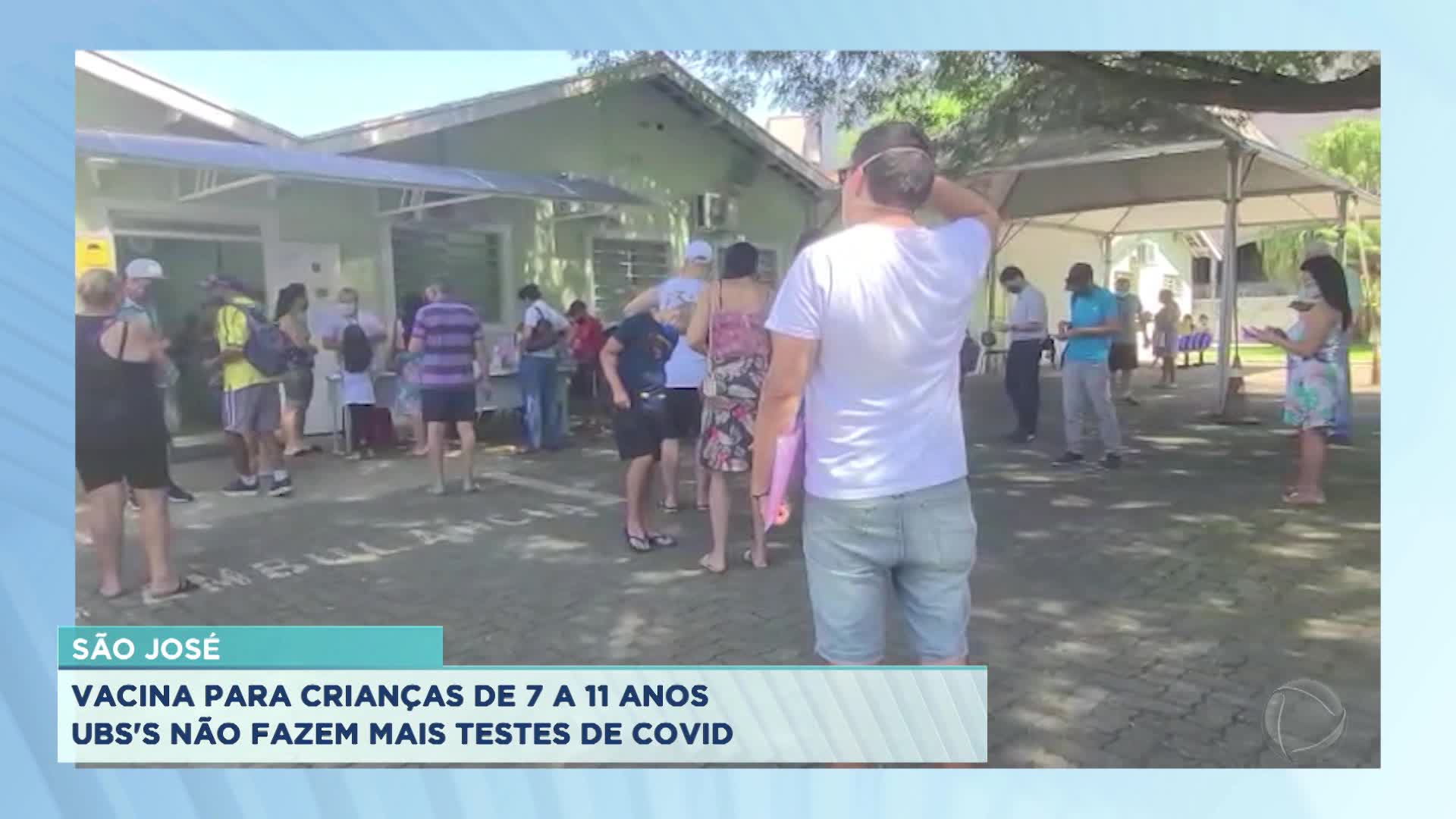 Vídeo: São José dos Campos vacina crianças de 7 a 11 anos